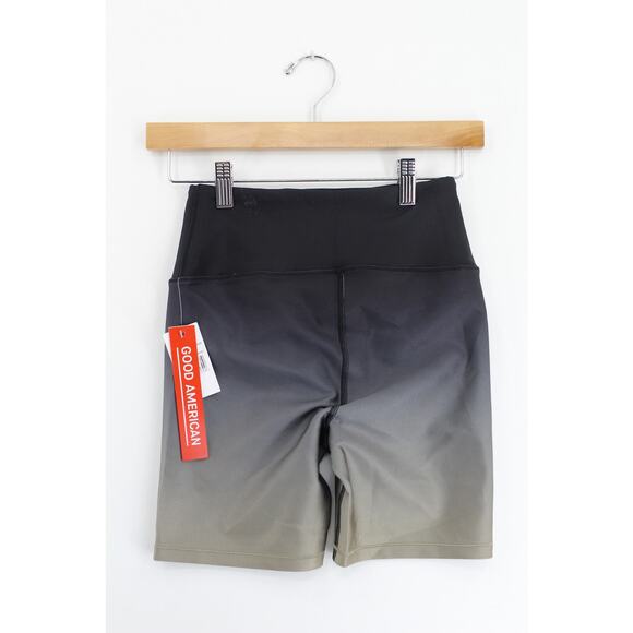NWT Good American ombre‎ printed boy short spandex 0 athleisure loungewear - Picture 2 of 8